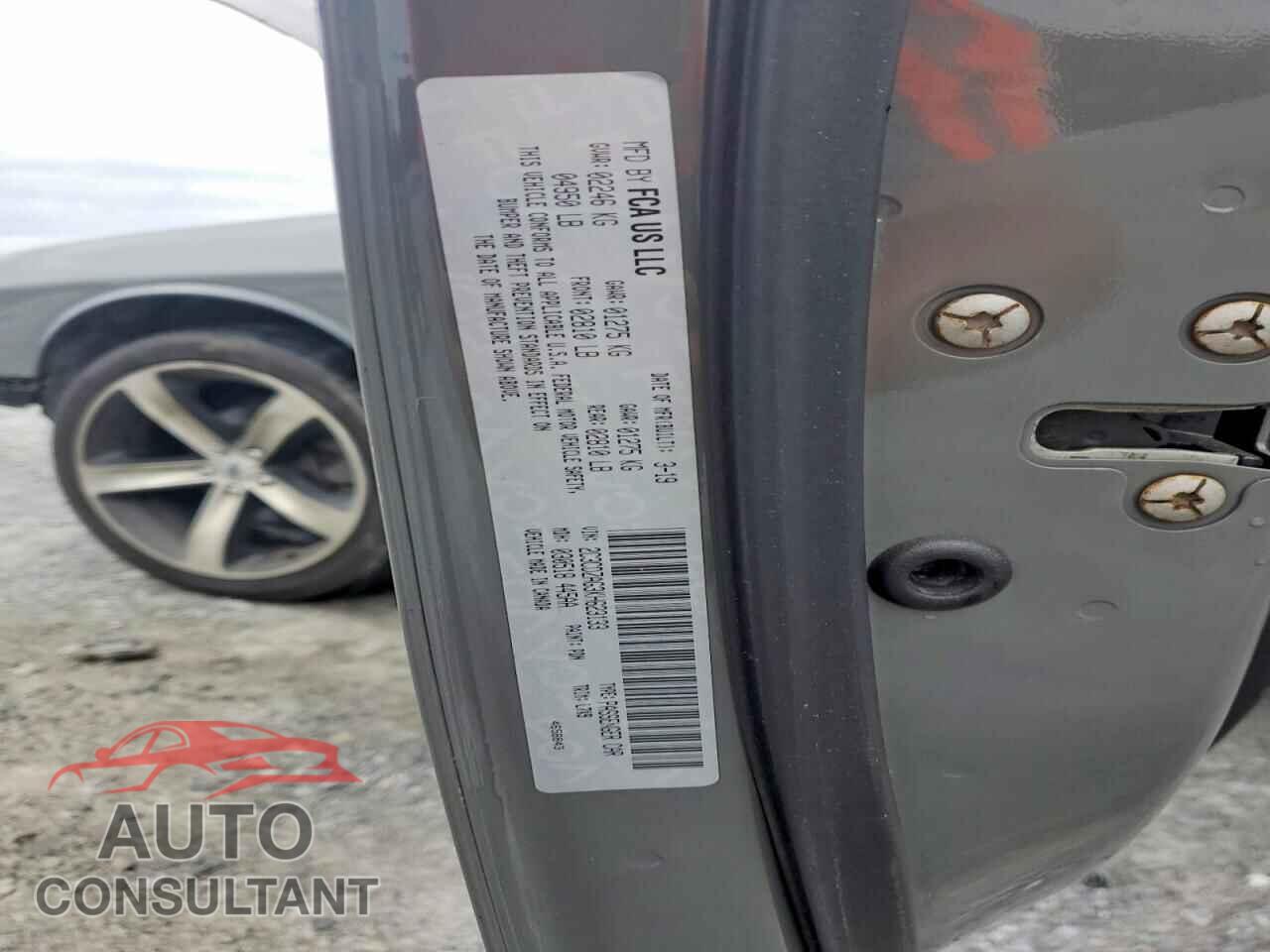 DODGE CHALLENGER 2019 - 2C3CDZAG3KH623133