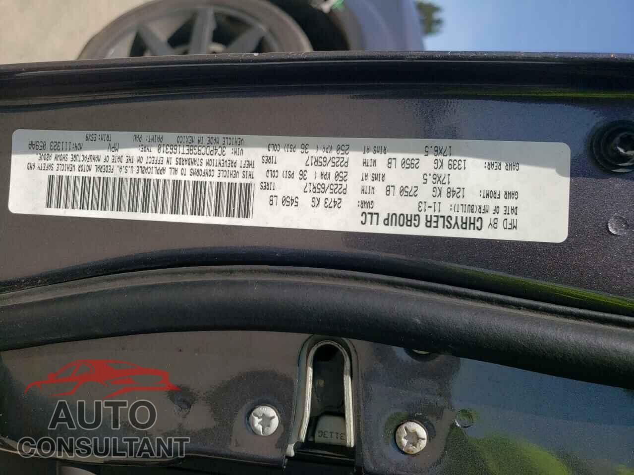 DODGE JOURNEY 2014 - 3C4PDCBG8ET166310