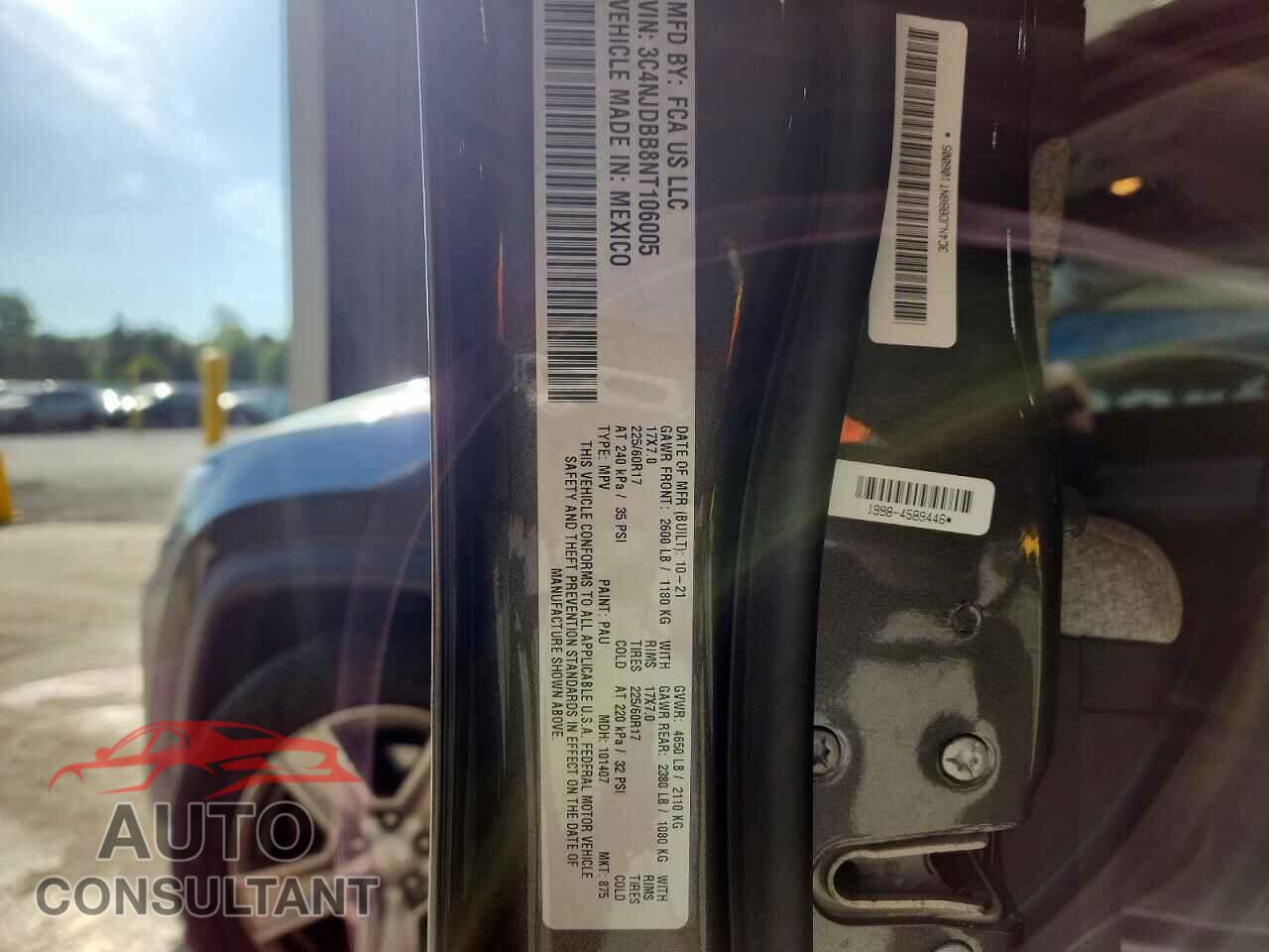 JEEP COMPASS 2022 - 3C4NJDBB8NT106005