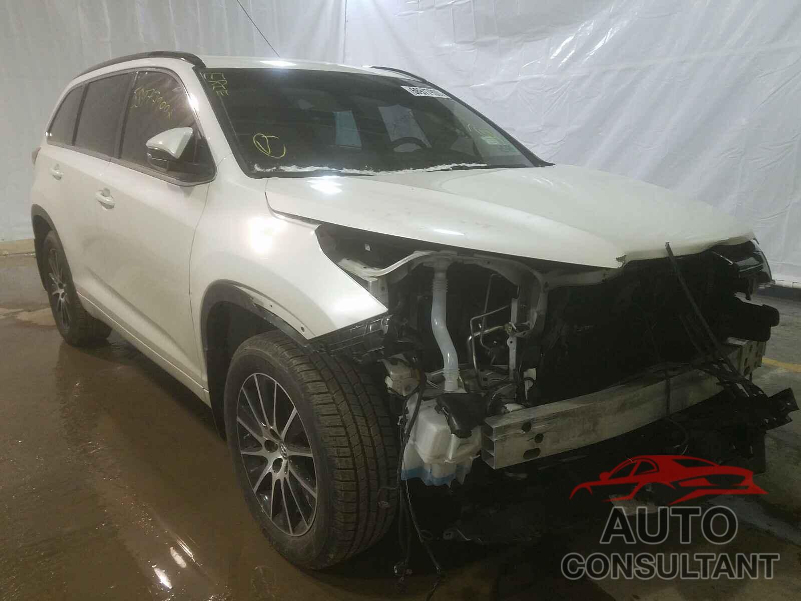TOYOTA HIGHLANDER 2017 - 5TDJZRFH1HS514895