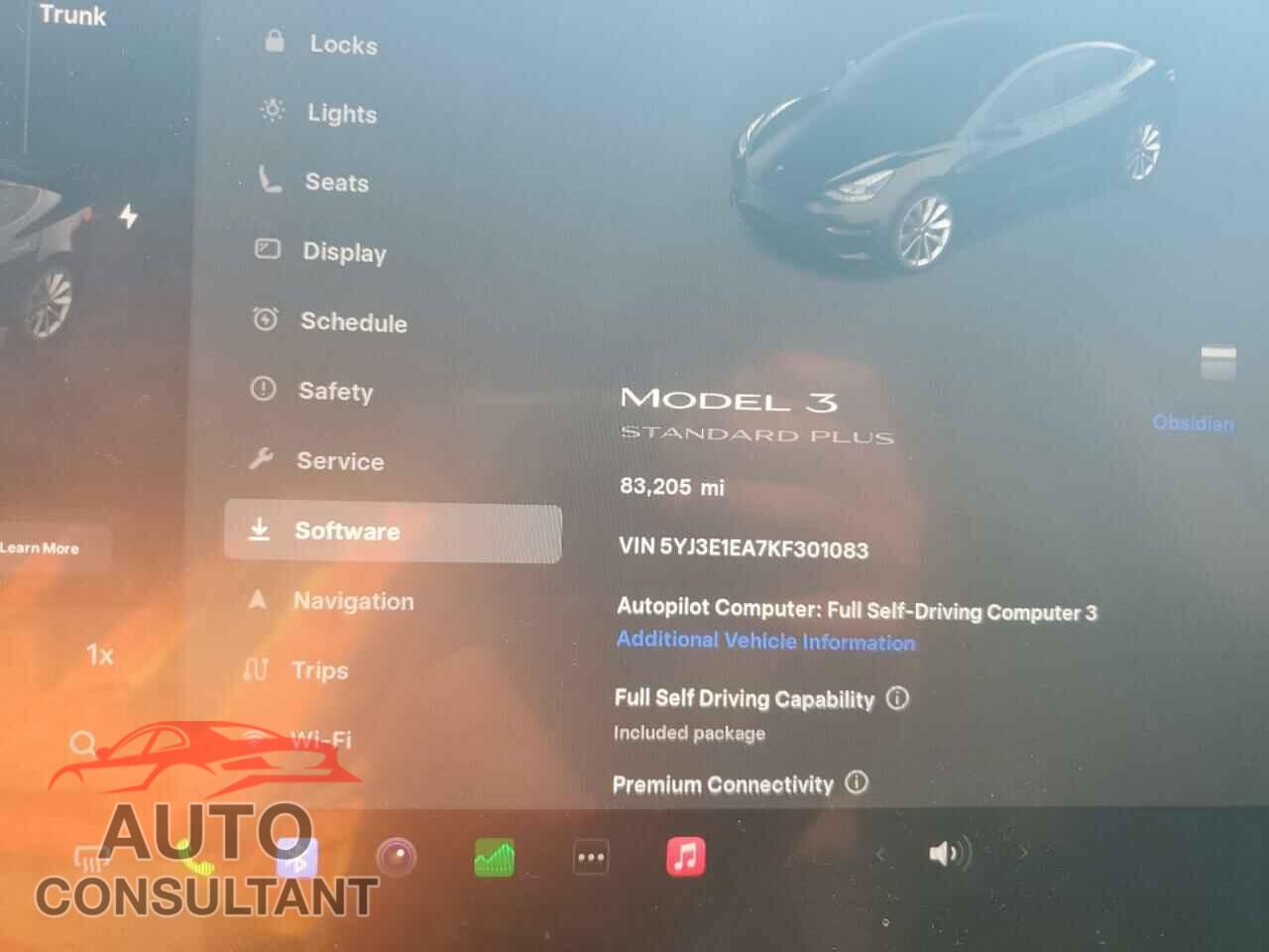 TESLA MODEL 3 2019 - 5YJ3E1EA7KF301083