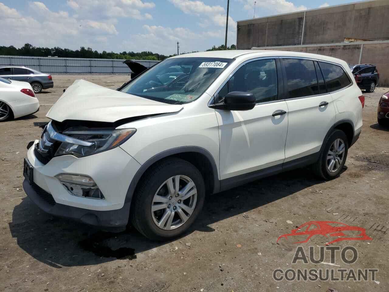 HONDA PILOT 2017 - 5FNYF6H13HB029281