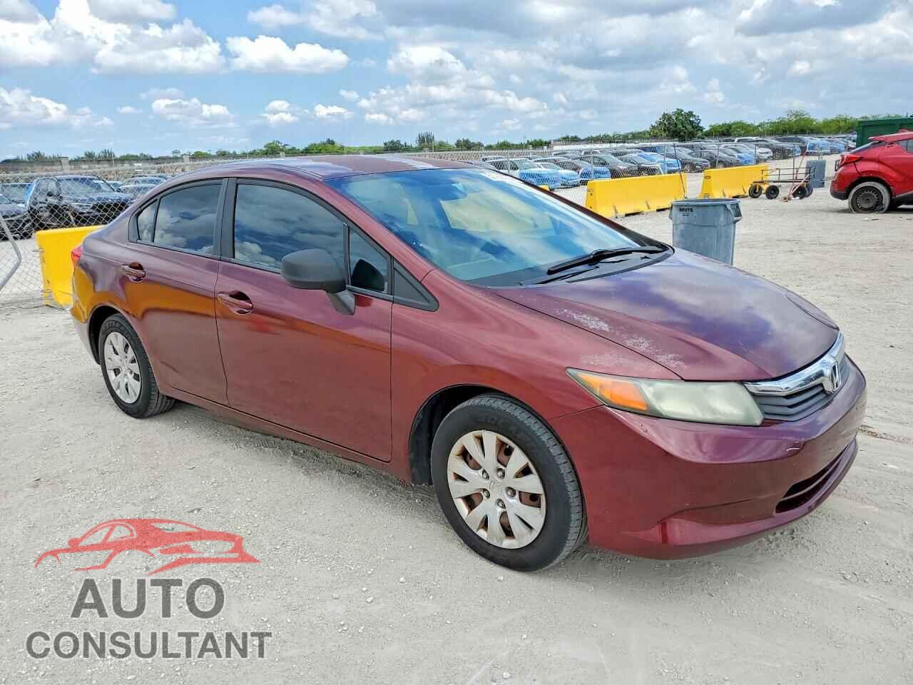 HONDA CIVIC 2012 - 2HGFB2F5XCH558538