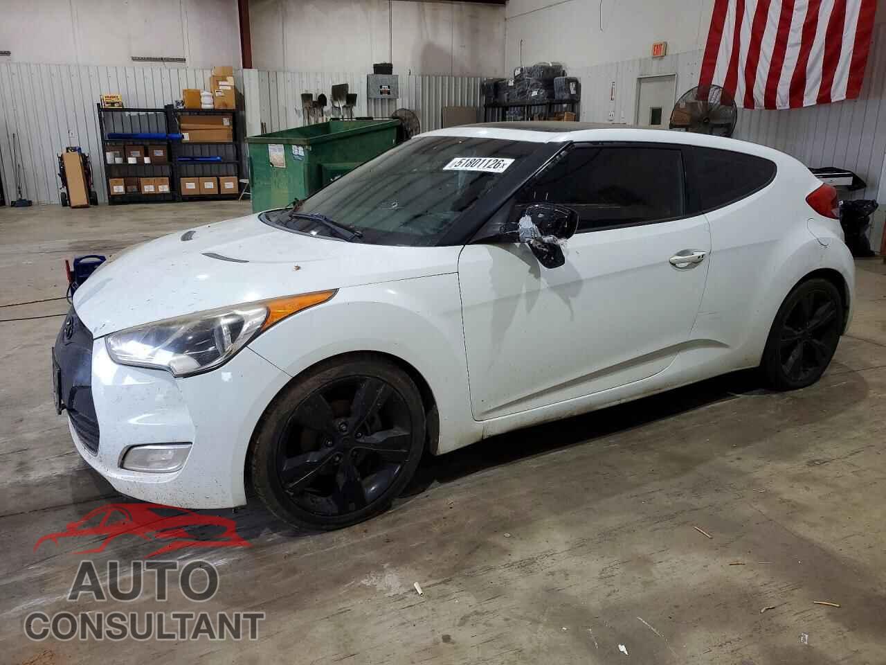 HYUNDAI VELOSTER 2012 - KMHTC6ADXCU074303