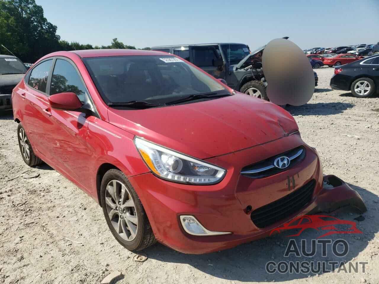 HYUNDAI ACCENT 2016 - KMHCU4AE9GU135091