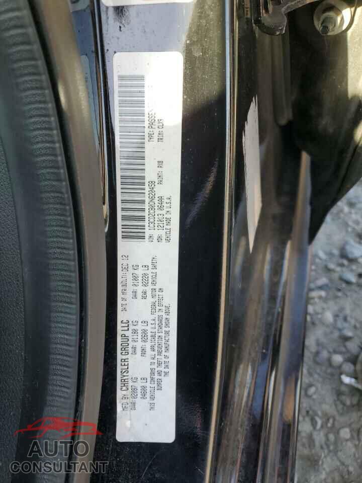 DODGE AVENGER 2013 - 1C3CDZCB0DN620458