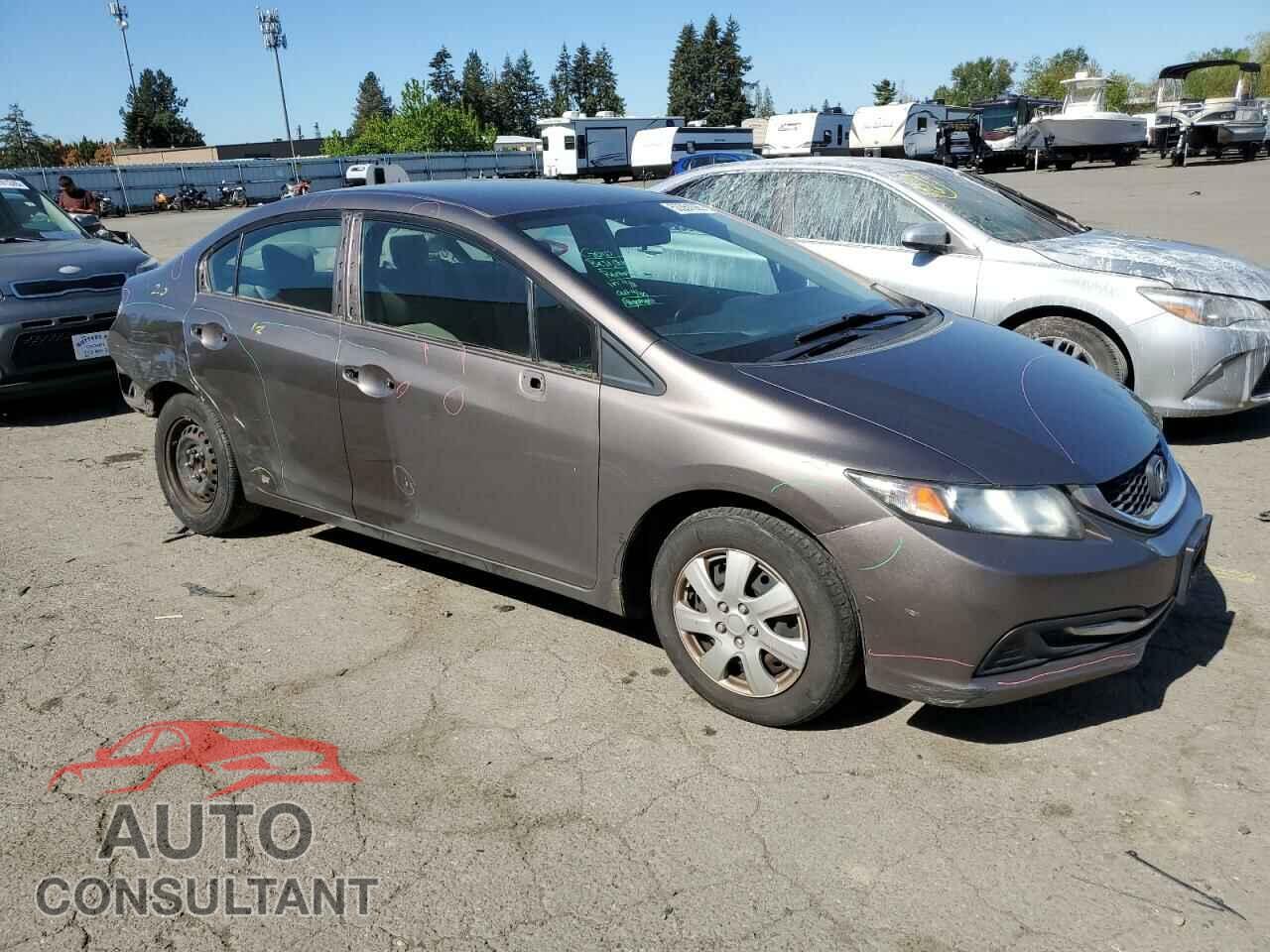 HONDA CIVIC 2013 - 19XFB2F50DE289977