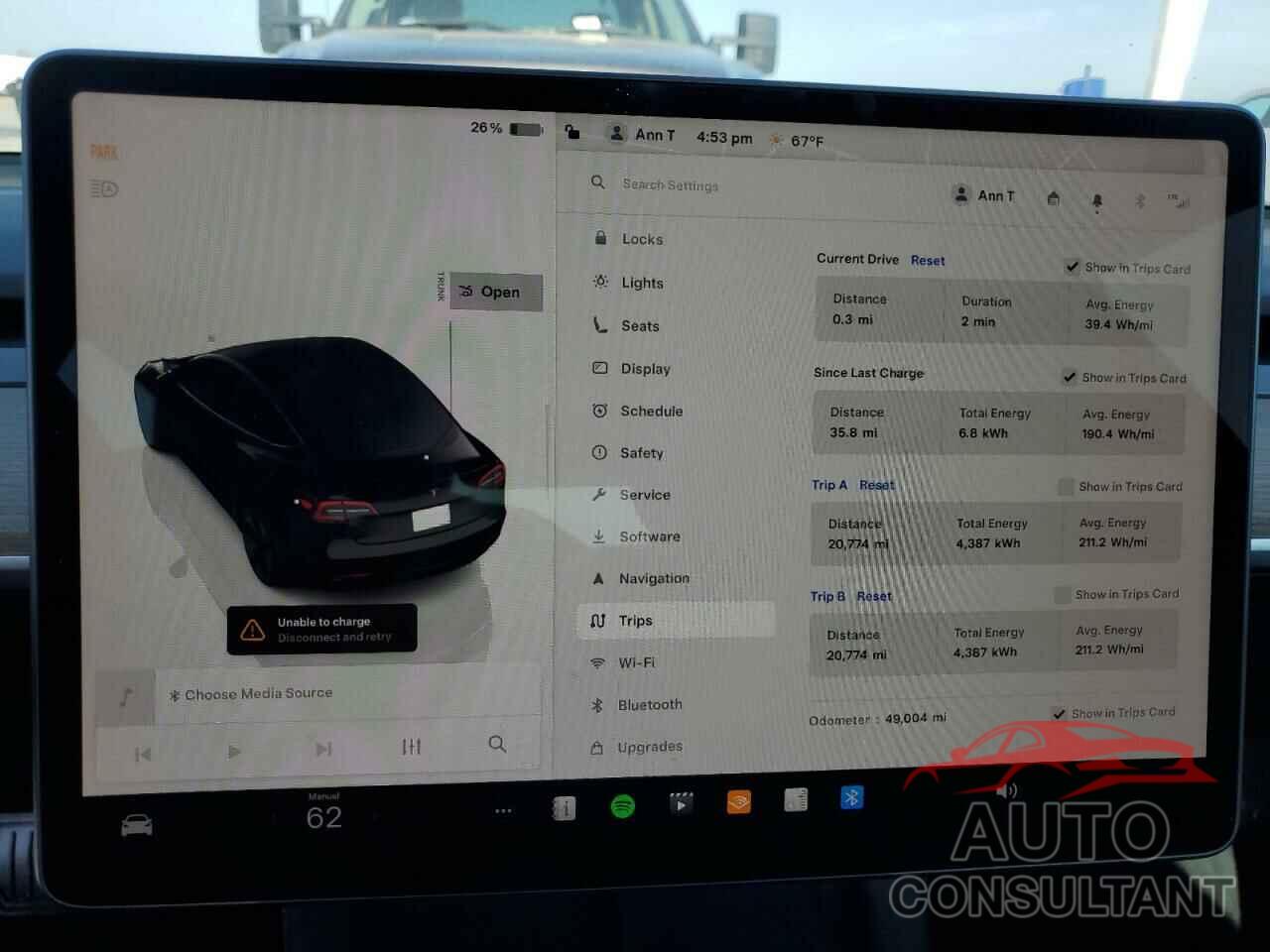 TESLA MODEL 3 2023 - 5YJ3E1EA9PF453406