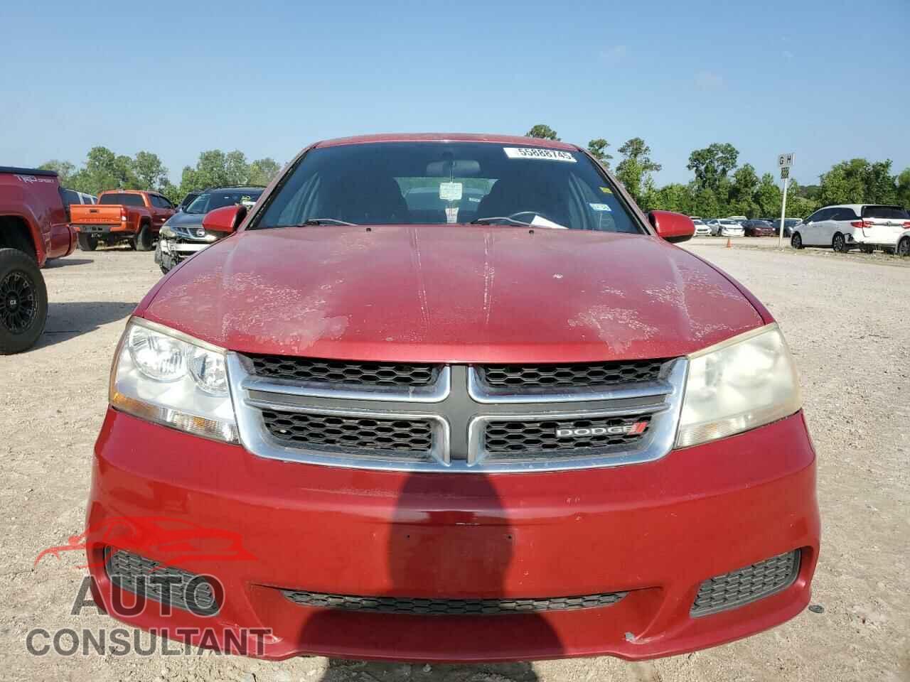 DODGE AVENGER 2012 - 1C3CDZCBXCN219367