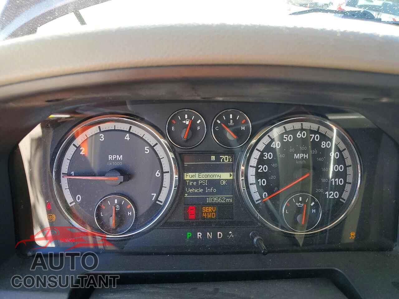 DODGE RAM 1500 2012 - 1C6RD7FT9CS194775