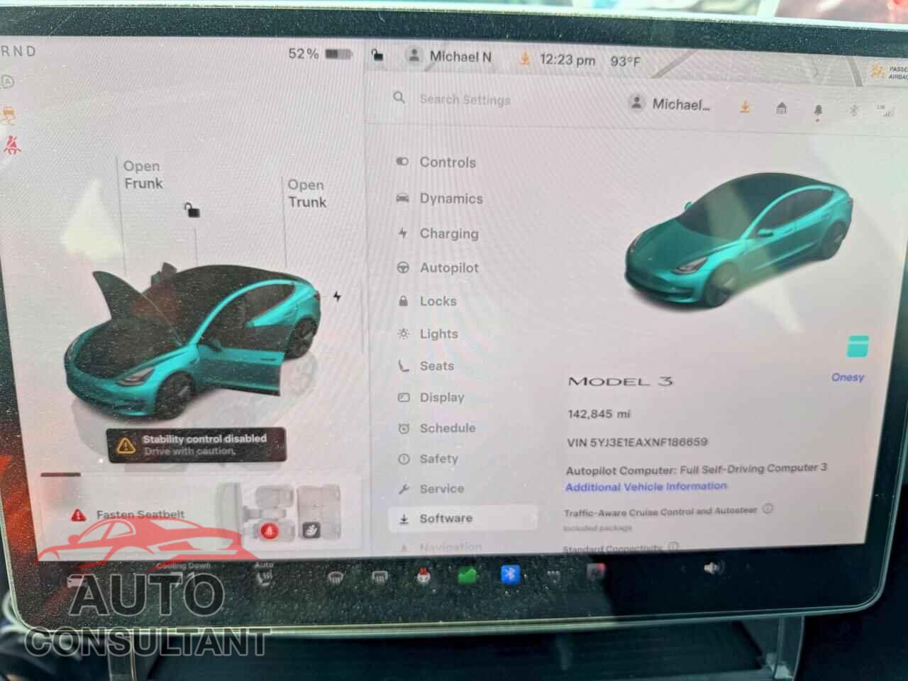 TESLA MODEL 3 2022 - 5YJ3E1EAXNF186659