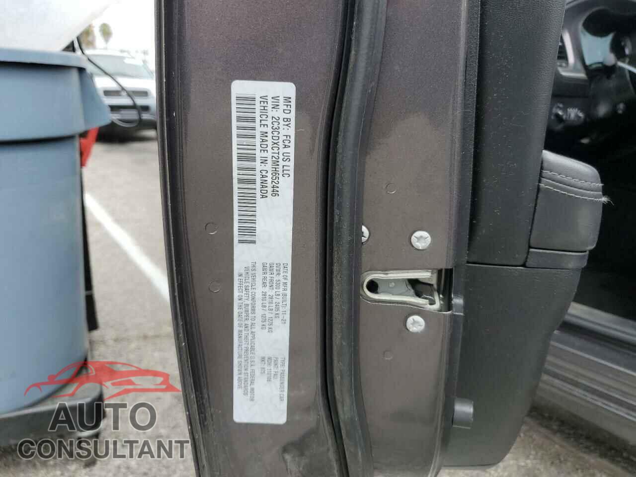 DODGE CHARGER 2021 - 2C3CDXCT2MH652446