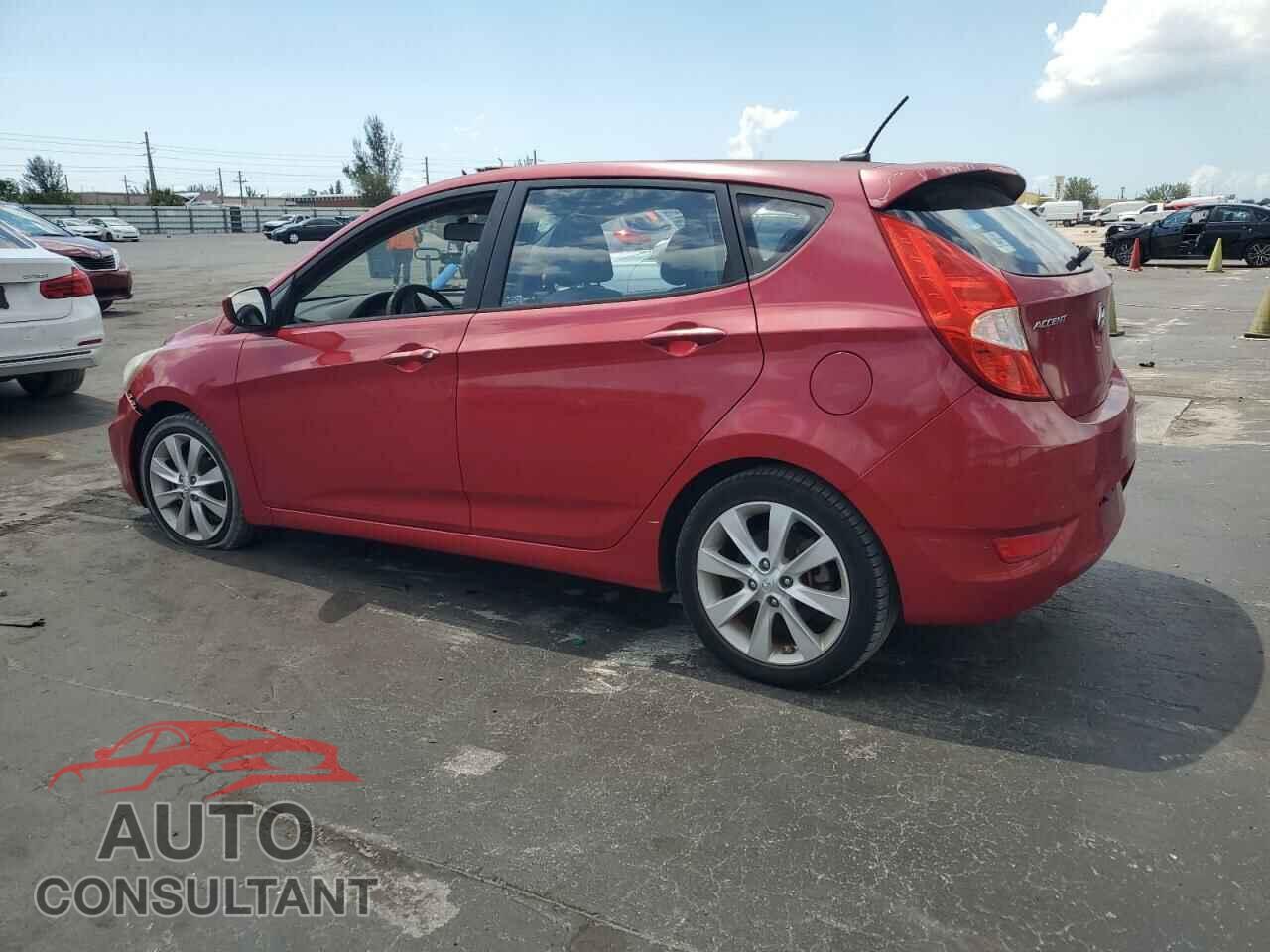HYUNDAI ACCENT 2012 - KMHCU5AE9CU008826