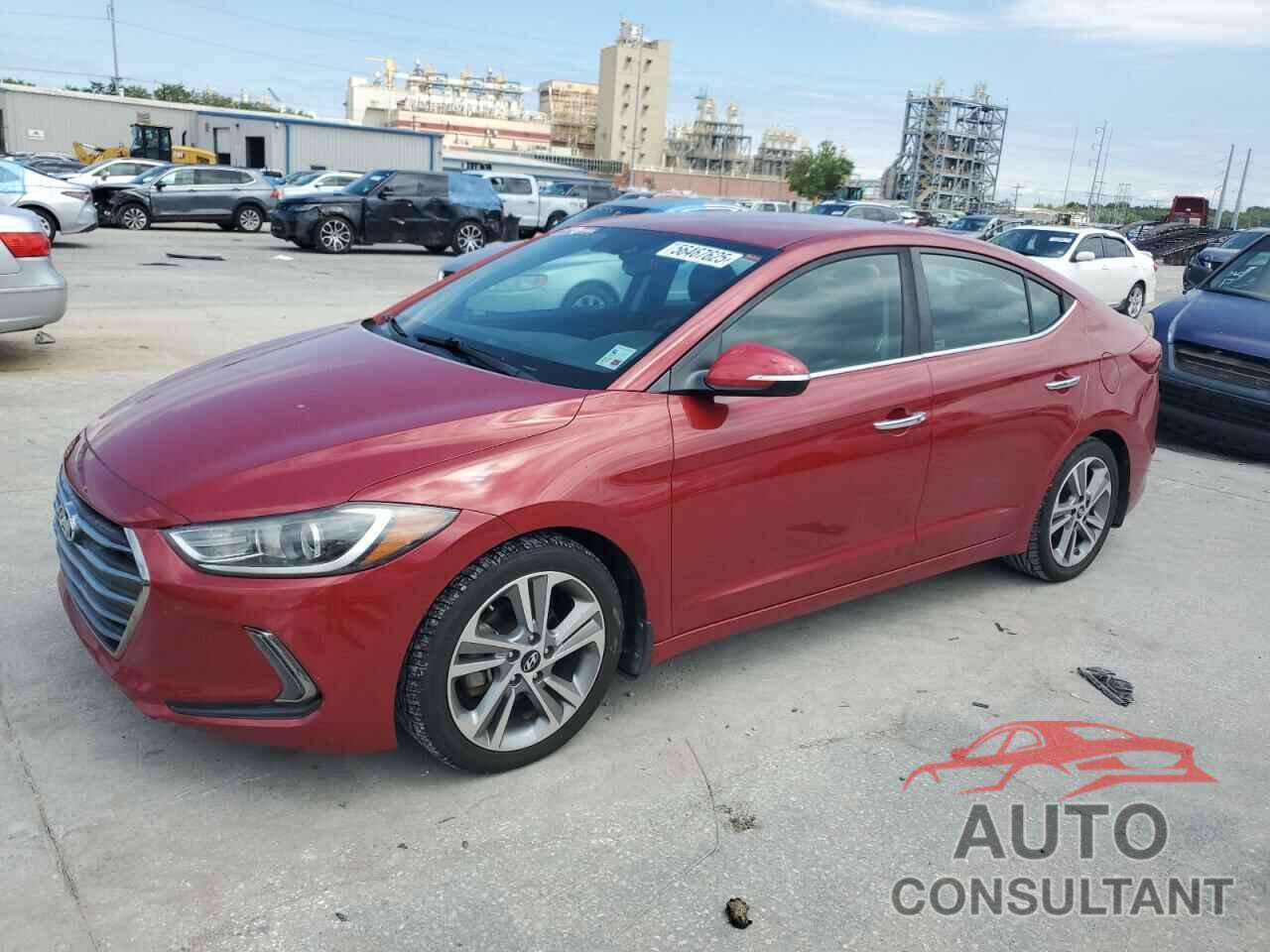 HYUNDAI ELANTRA 2017 - KMHD84LF3HU359490