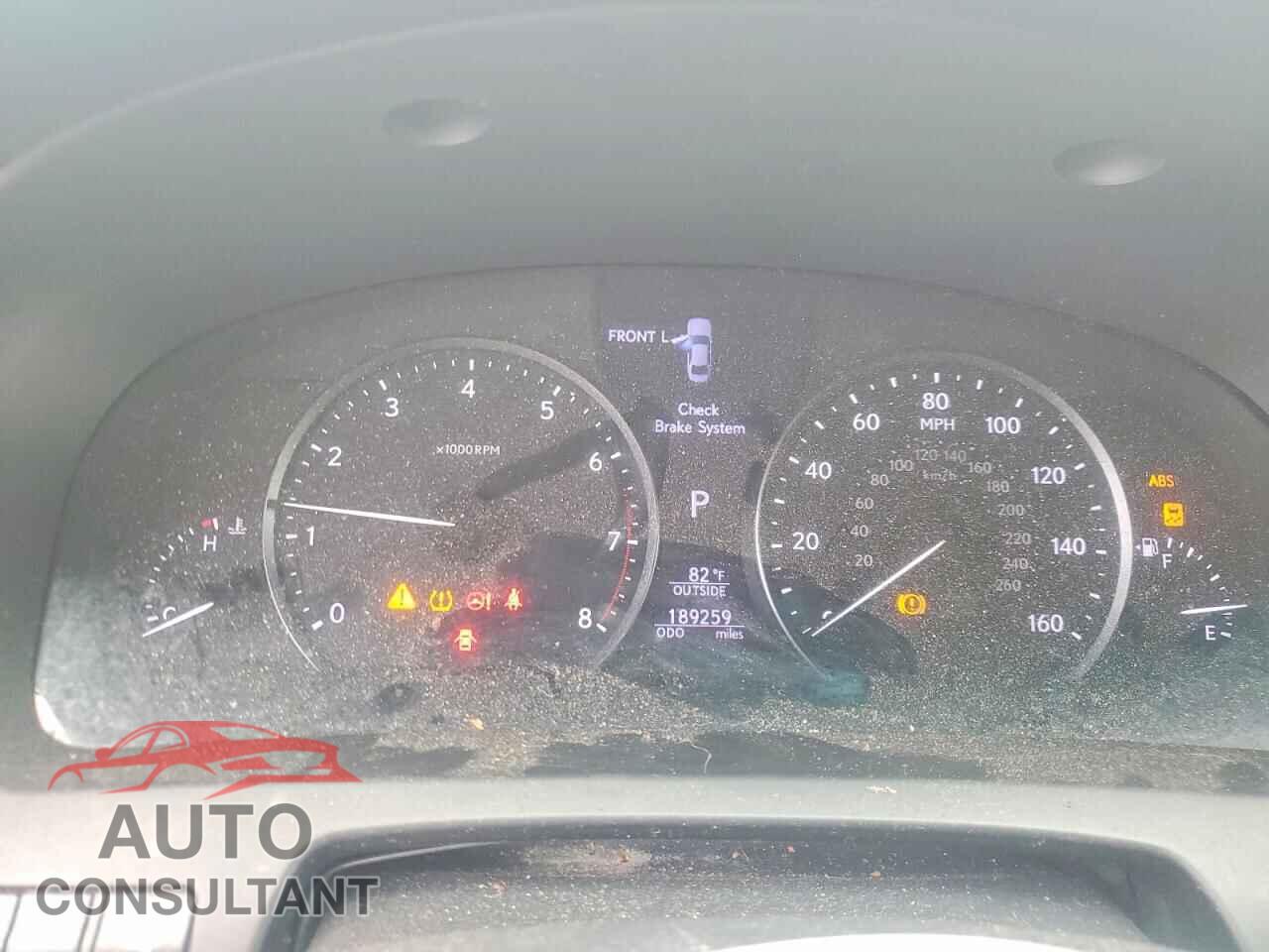 LEXUS LS460 2013 - JTHBL5EF9D5115052