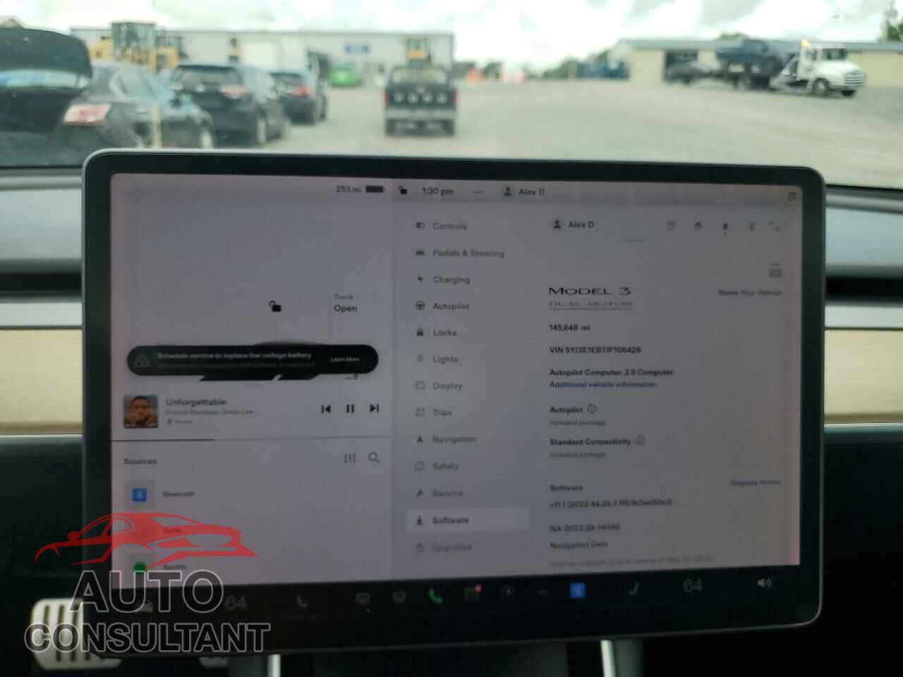 TESLA MODEL 3 2018 - 5YJ3E1EB7JF106429