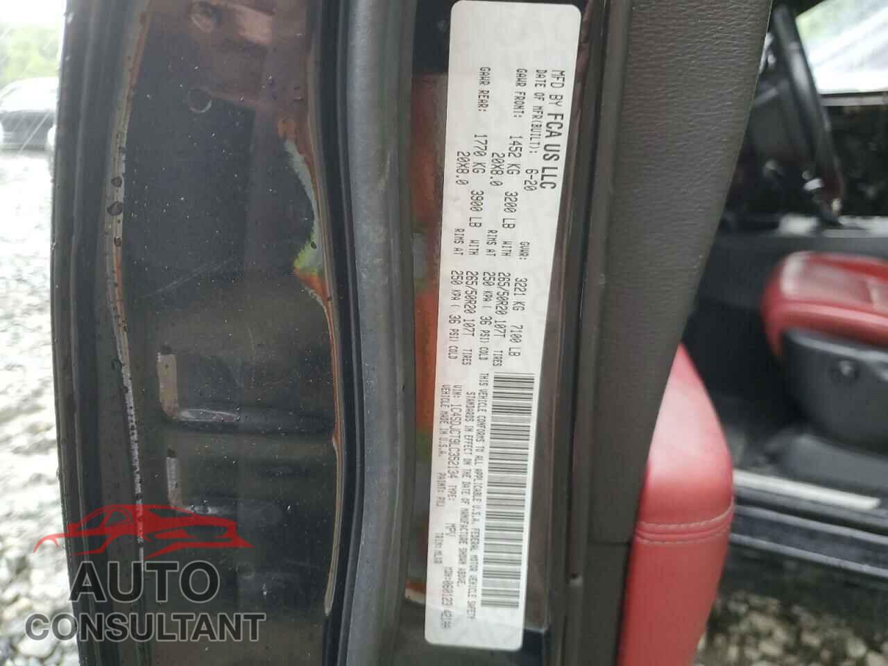 DODGE DURANGO 2020 - 1C4SDJCT9LC352134