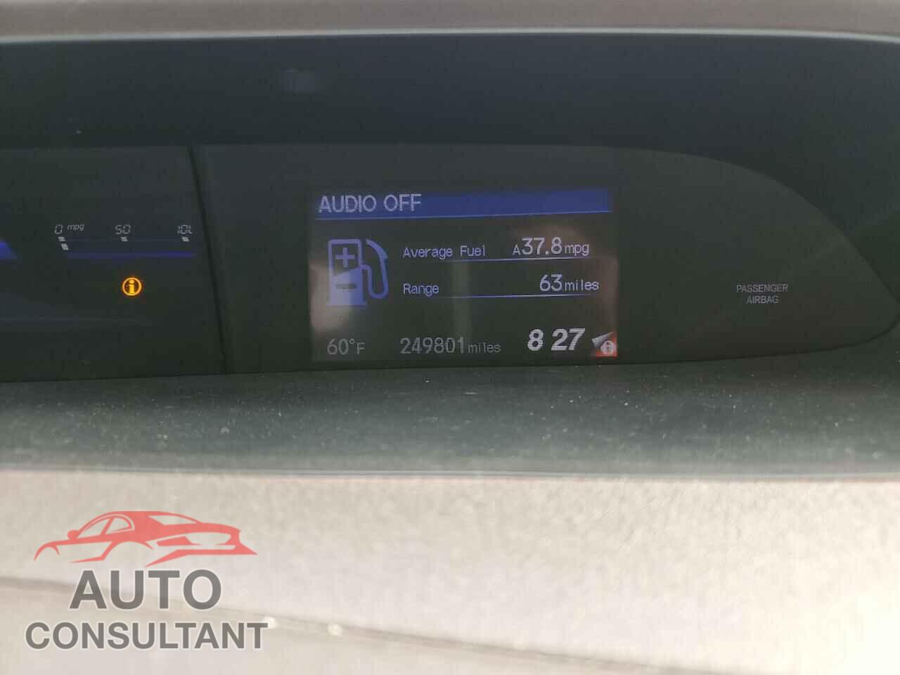 HONDA CIVIC 2012 - JHMFB4F34CS004699