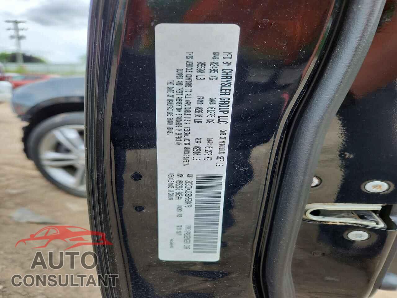 DODGE CHARGER 2013 - 2C3CDXJG9DH538479