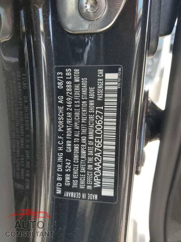 PORSCHE PANAMERA 2014 - WP0AA2A76EL006271
