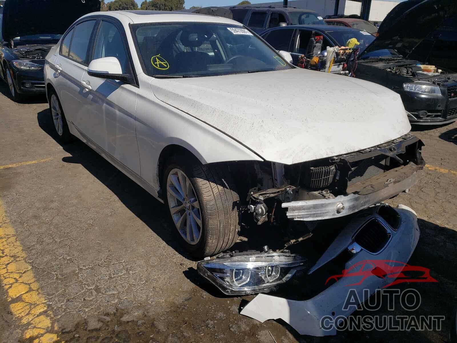 BMW 3 SERIES 2018 - WBA8A9C53JAH14812