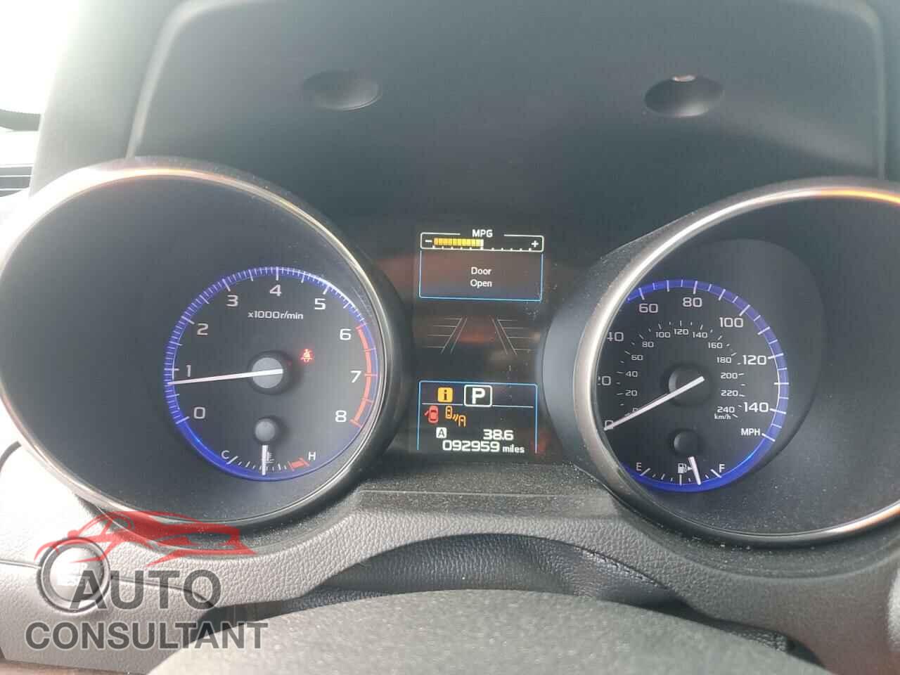 SUBARU OUTBACK 2016 - 4S4BSBNC2G3245050