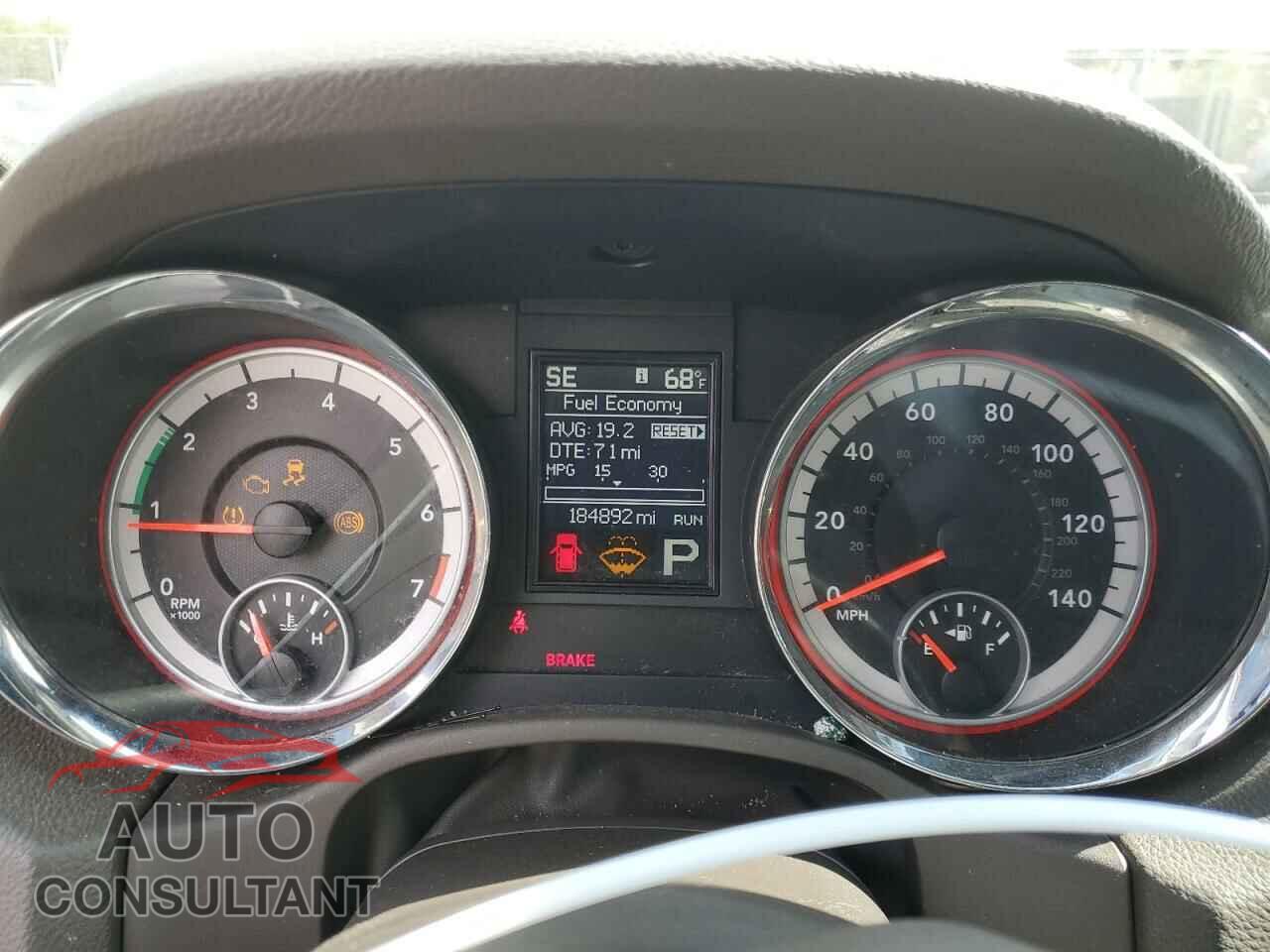 DODGE DURANGO 2012 - 1C4RDJAG4CC111666