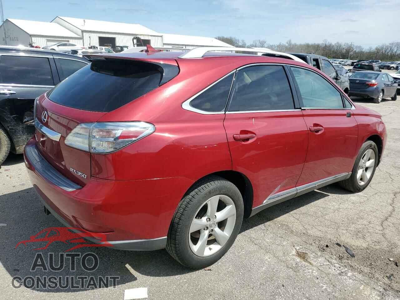 LEXUS RX350 2010 - 2T2BK1BA8AC059086