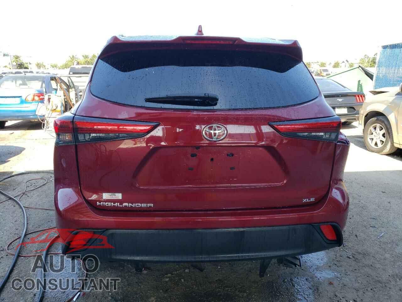 TOYOTA HIGHLANDER 2021 - 5TDGZRAH5MS038890