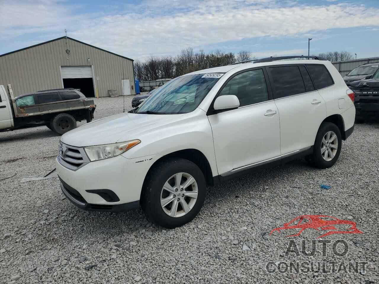 TOYOTA HIGHLANDER 2012 - 5TDBK3EH7CS123282