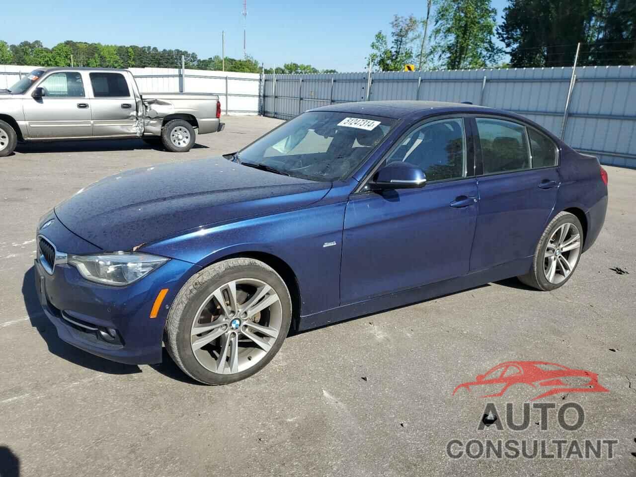 BMW 3 SERIES 2016 - WBA8E3C58GK502151