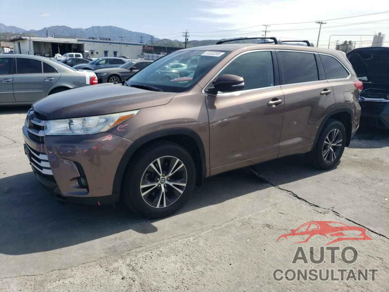 TOYOTA HIGHLANDER 2018 - 5TDZZRFH2JS250725