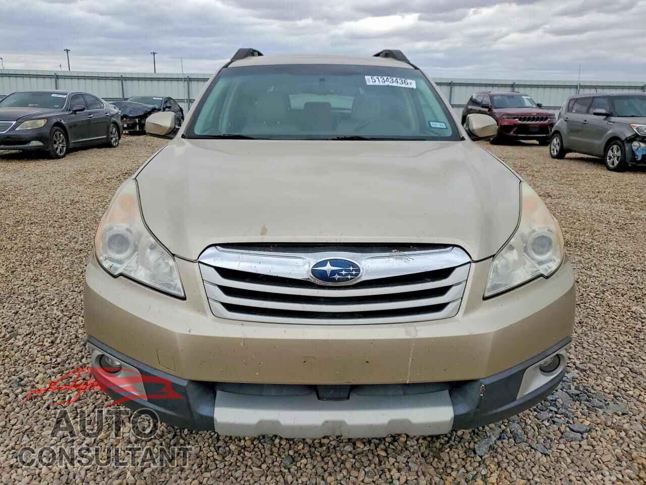 SUBARU OUTBACK 2010 - 4S4BRBKC8A3376037