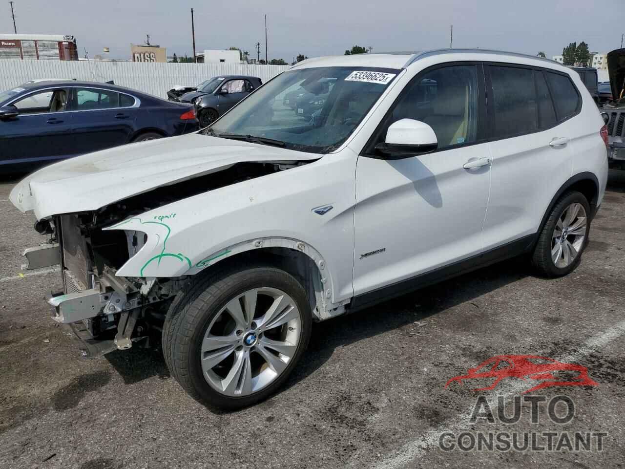 BMW X3 2016 - 5UXWX9C5XG0D93003