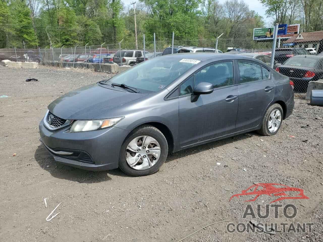HONDA CIVIC 2013 - 2HGFB2F51DH504742