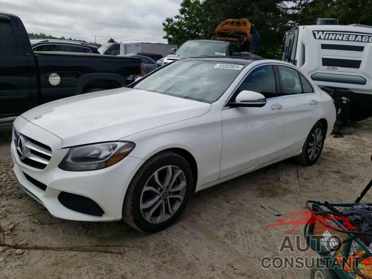 MERCEDES-BENZ C-CLASS 2018 - WDDWF4KB4JR374581