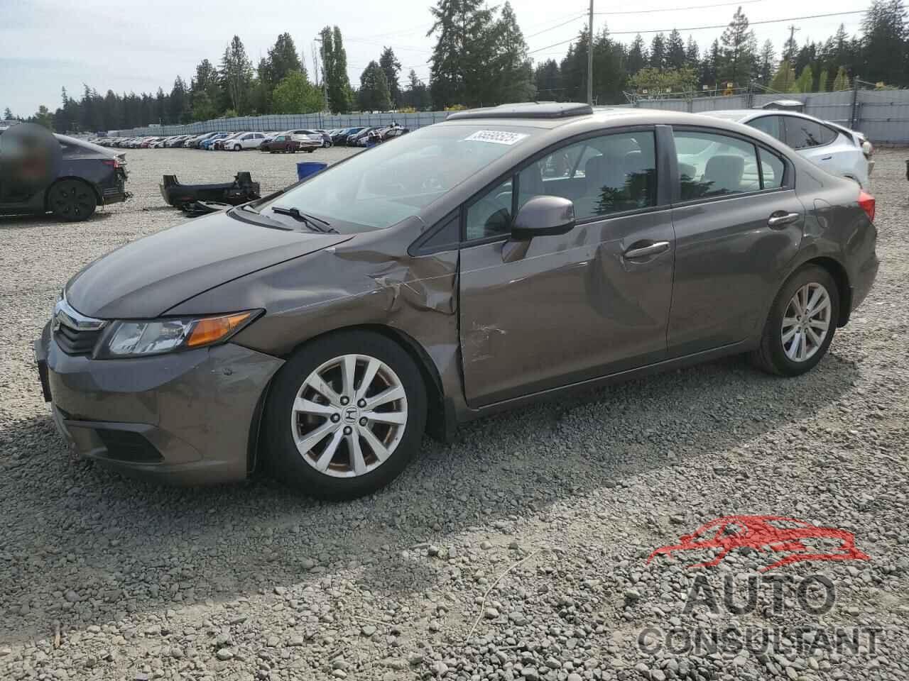 HONDA CIVIC 2012 - 19XFB2F83CE092391