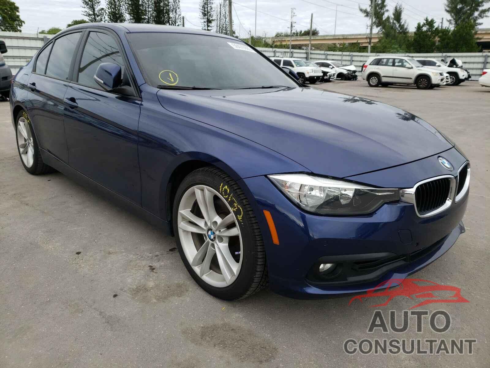 BMW 3 SERIES 2017 - WBA8E1G59HNU13428