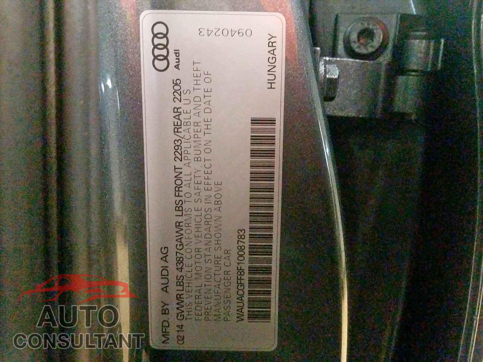 AUDI A3 2015 - WAUACGFF8F1008783