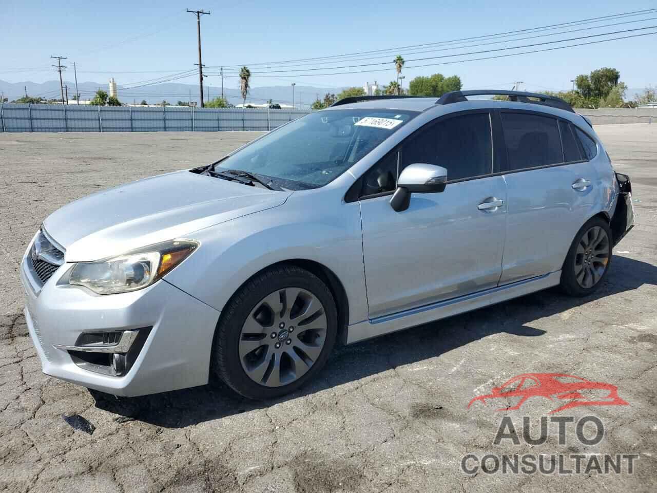 SUBARU IMPREZA 2015 - JF1GPAY65F8254456