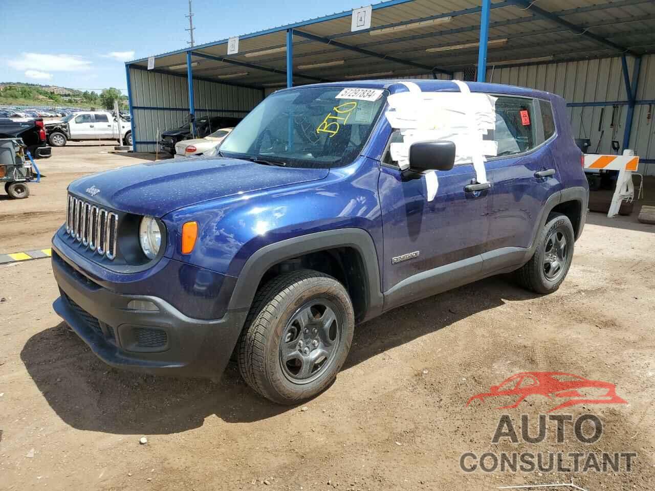 JEEP RENEGADE 2017 - ZACCJBAH2HPG36385