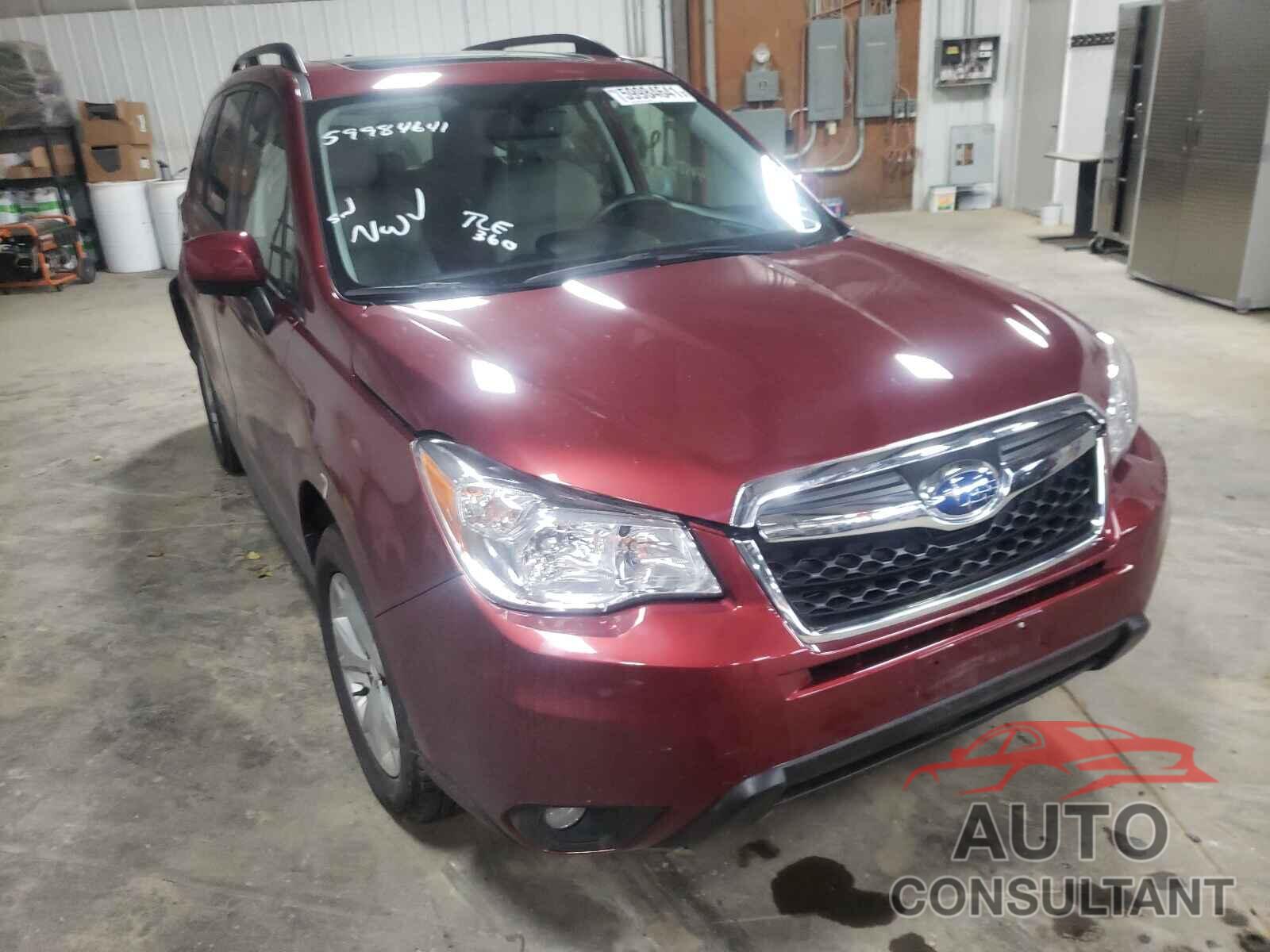SUBARU FORESTER 2016 - JF2SJAHC4GH454534