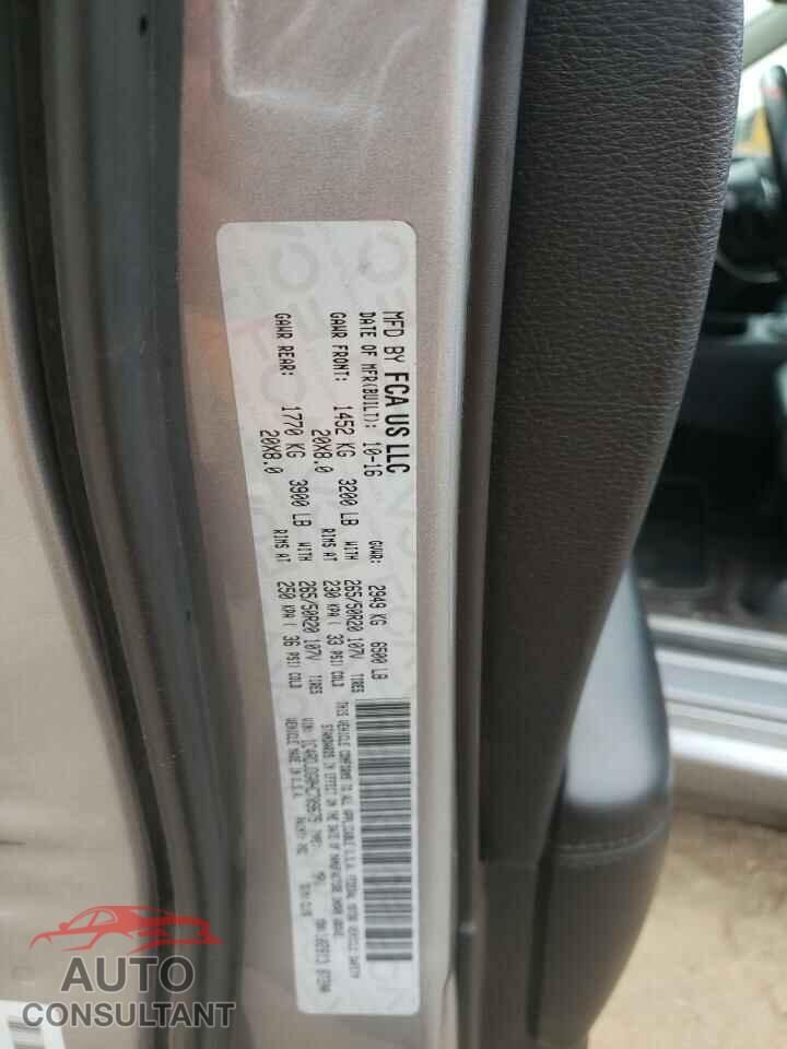 DODGE DURANGO 2017 - 1C4RDJDG0HC709675