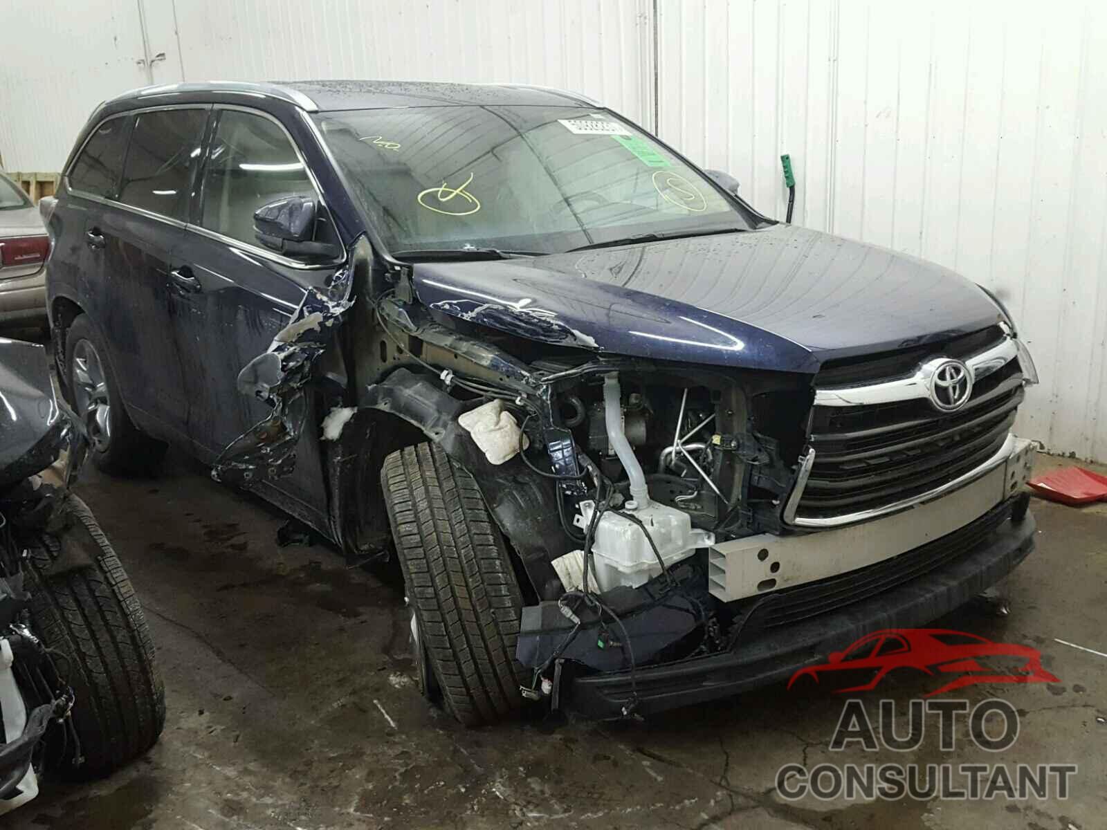 TOYOTA HIGHLANDER 2016 - 5TDDKRFH4GS246103