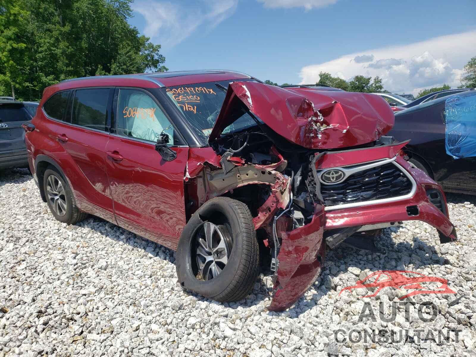 TOYOTA HIGHLANDER 2020 - 5TDGZRBH4LS003321