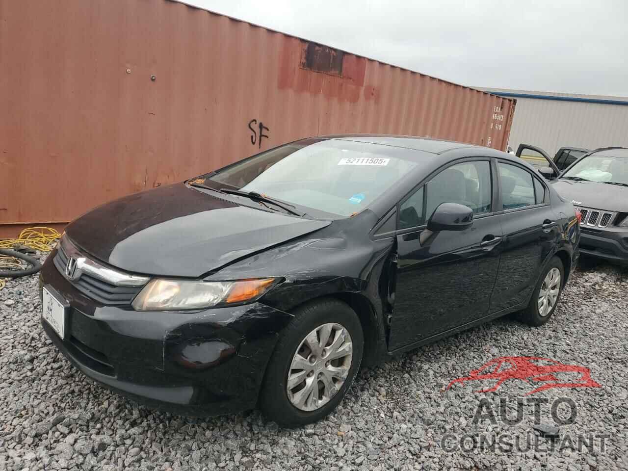 HONDA CIVIC 2012 - 19XFB2F51CE091374