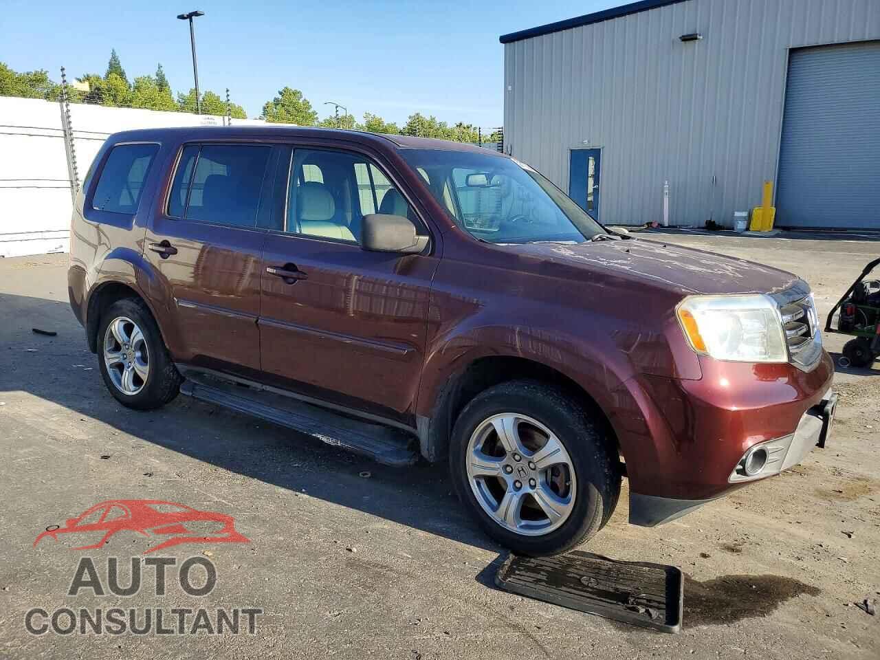 HONDA PILOT 2012 - 5FNYF4H52CB018322