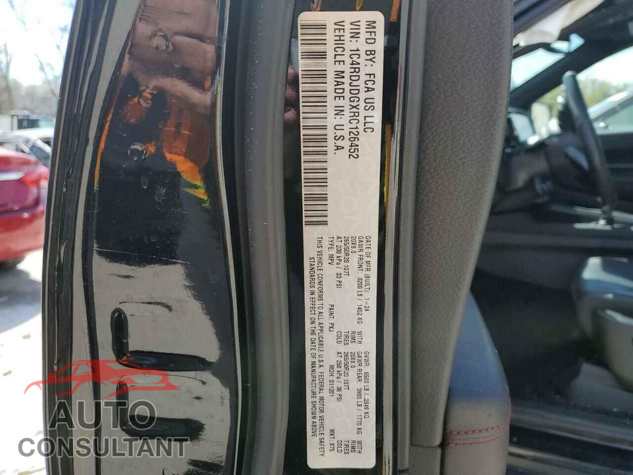 DODGE DURANGO 2024 - 1C4RDJDGXRC126452