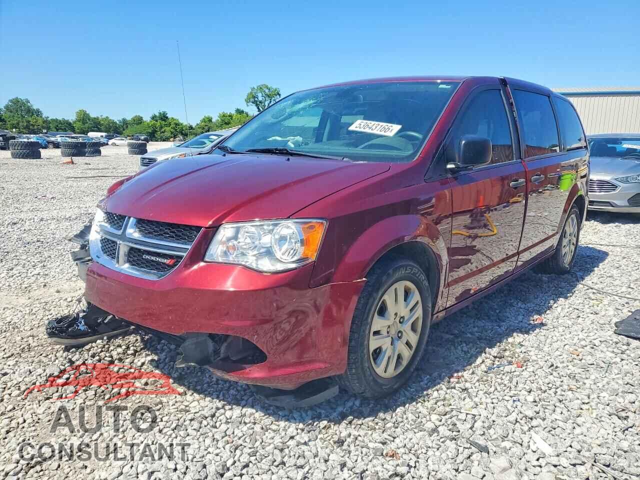 DODGE CARAVAN 2019 - 2C4RDGBG4KR504543