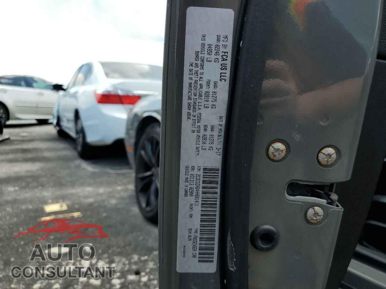 DODGE CHALLENGER 2017 - 2C3CDZAG4HH601411